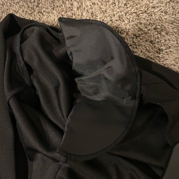 Anne Klein Black Blazer with Shoulder pads - Picture 4 of 4